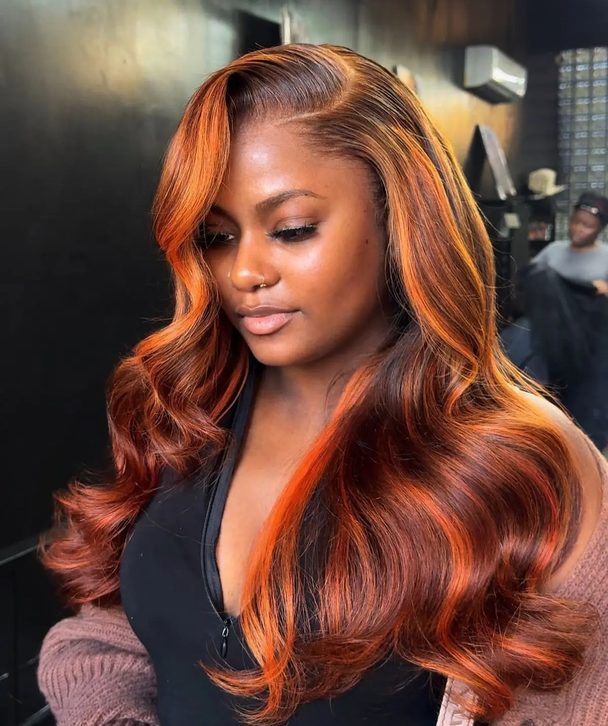 

Парик Ginger Orange 13x4 13x6 HD с эффектом хайлайт, волнистый, с кружевной передней частью, для женщин, из натуральных волос Реми, омбре P4/350, парик с кружевной фронтальной частью из человеческих волос