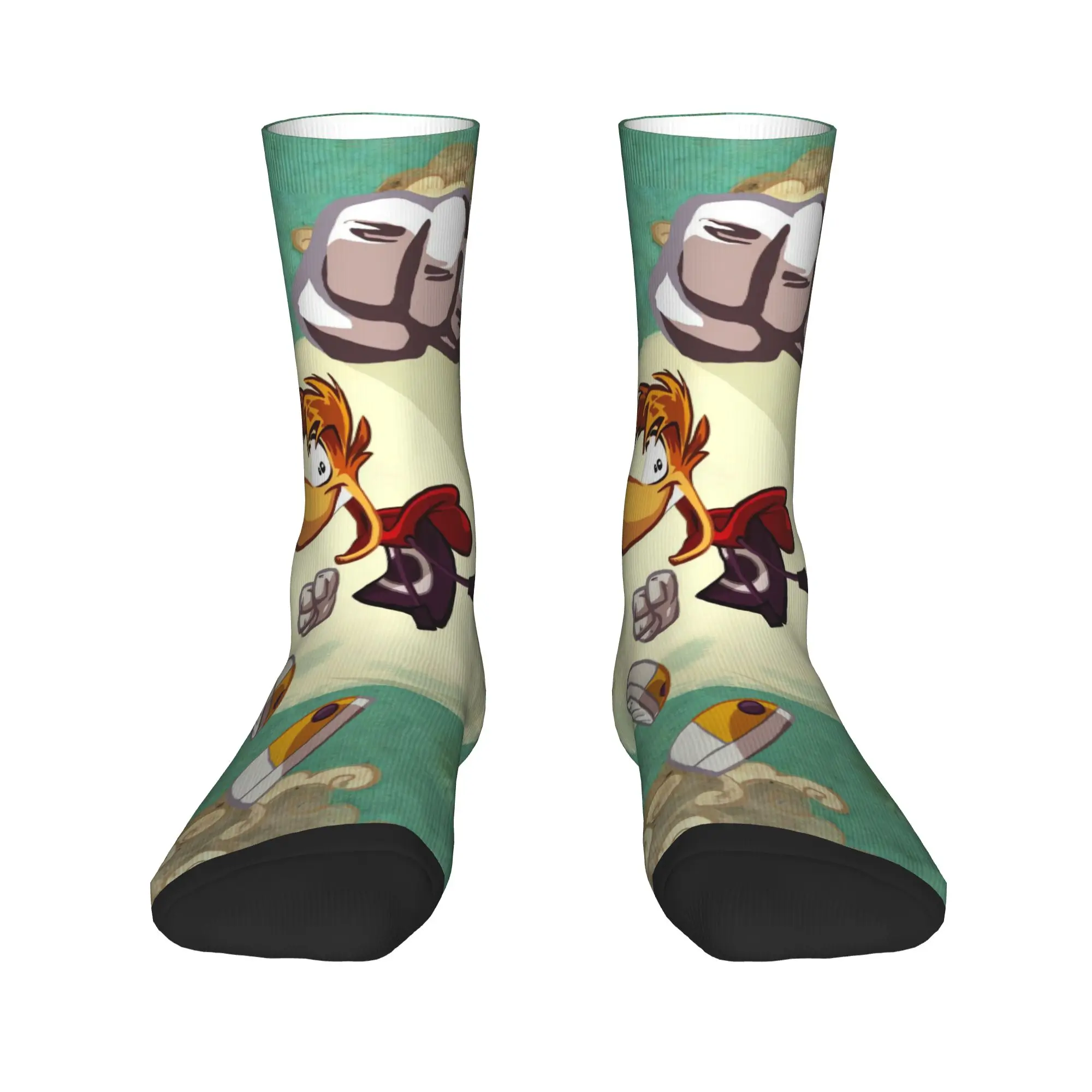 Cartoon Games Rayman Legends Stockings Women Men  Socks Soft Novelty Socks Autumn Running Sports Non Skid Design Socks Gift