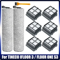 Accesorios para TINECO iFloor 3 Floor One S3, lavadora de piso inalámbrica en seco y húmedo, cepillo de rodillo de vacío de mano, piezas de repuesto de filtro Hepa