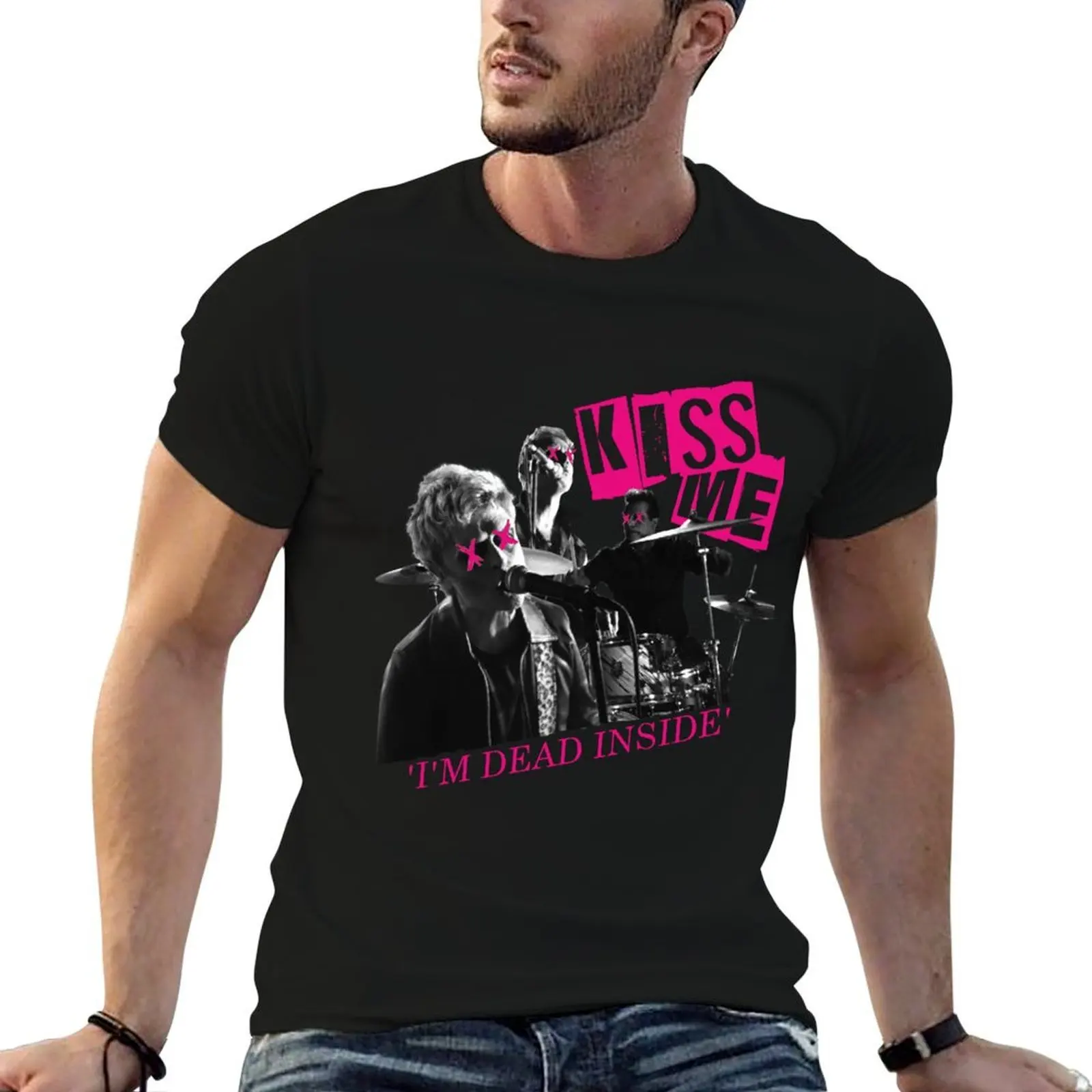 

TADIKM - Band Logo T-Shirt t shirts for man graphic cars anime tshirt T-Shirt