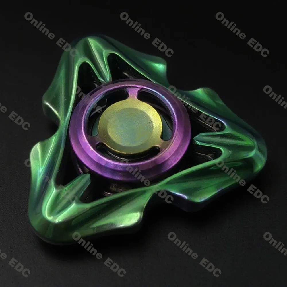 Verwendet EDC Spielzeug Fidget Spinner Wolfram Bunte Kerzen Drache Zappeln Spielzeug Für Erwachsene Gyro Büro Schreibtisch Zubehör