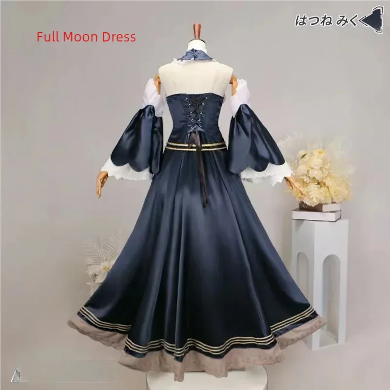 SN55Cosplay Miku القمر ثوب تأثيري ثوب مسائي تنورة كبيرة فستان 39 حفلة مجموعة كاملة @ 54WE