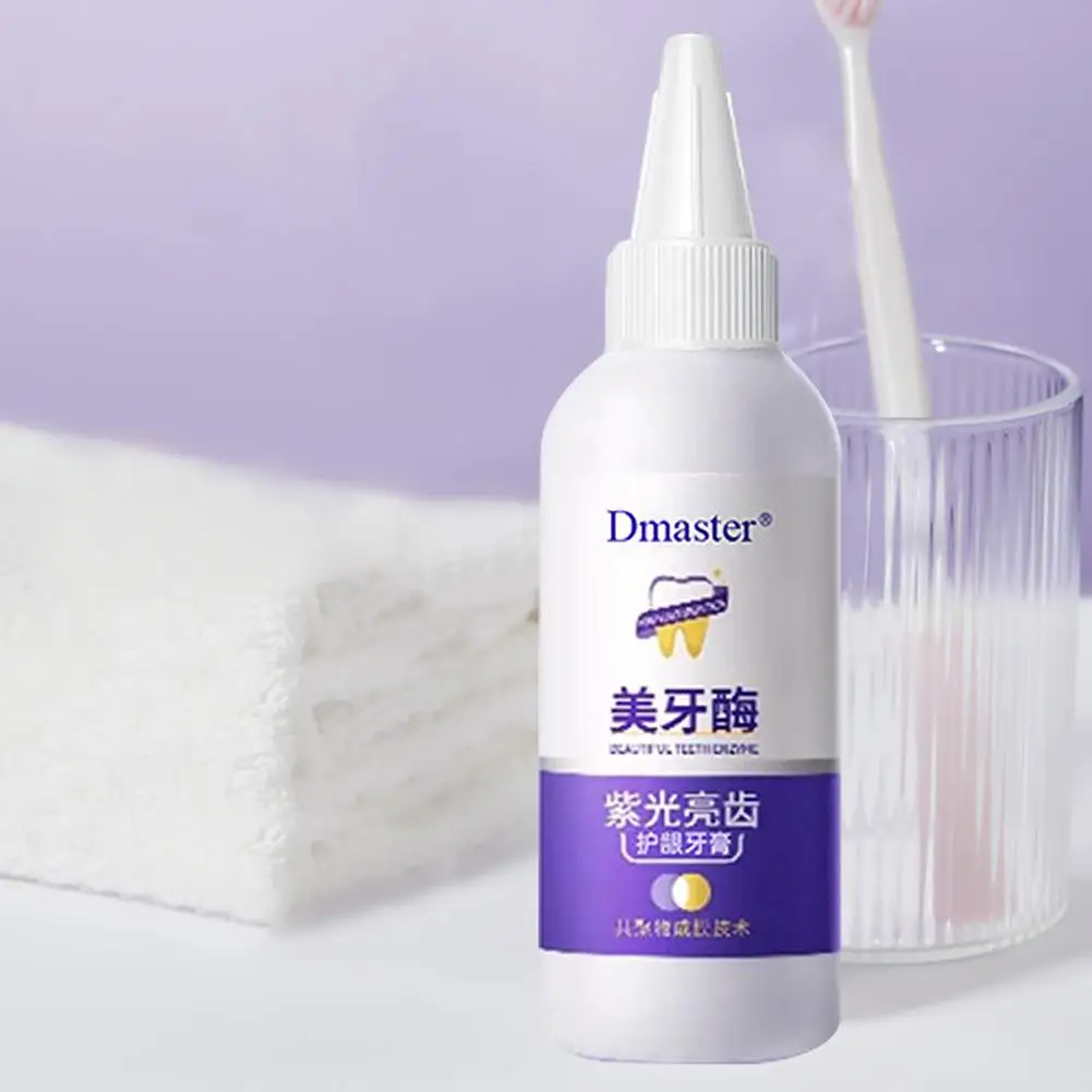 Dmaster Teeth Whitening Enzyme Toothpaste Remove Plaque Stains Hygiene Oral Hea Mousse Dental Cleaning Fresh Beauty Tools B J8R3