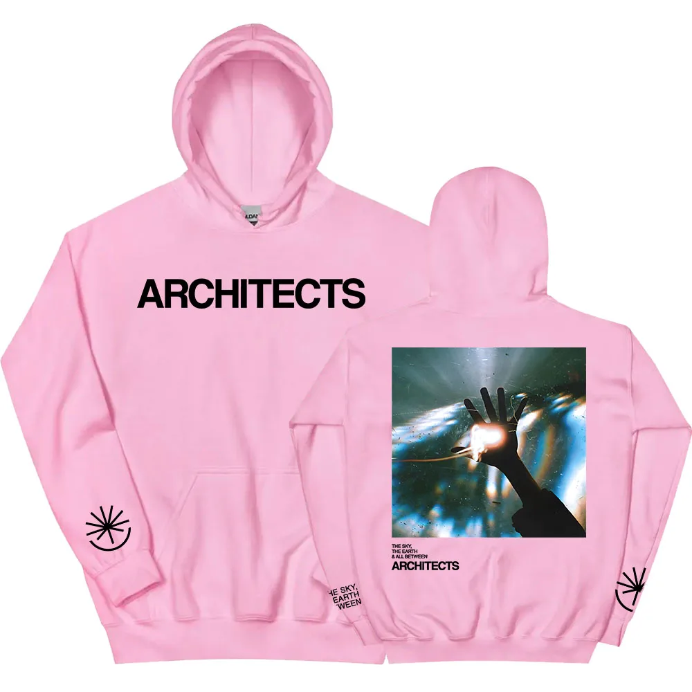 السماء ، ألبوم الأرض البلوز المهندسين المعماريين العقلية الثقيلة الطباعة هوديس طويلة الأكمام موضة الخريف بلوزات الرجال النساء بلايز