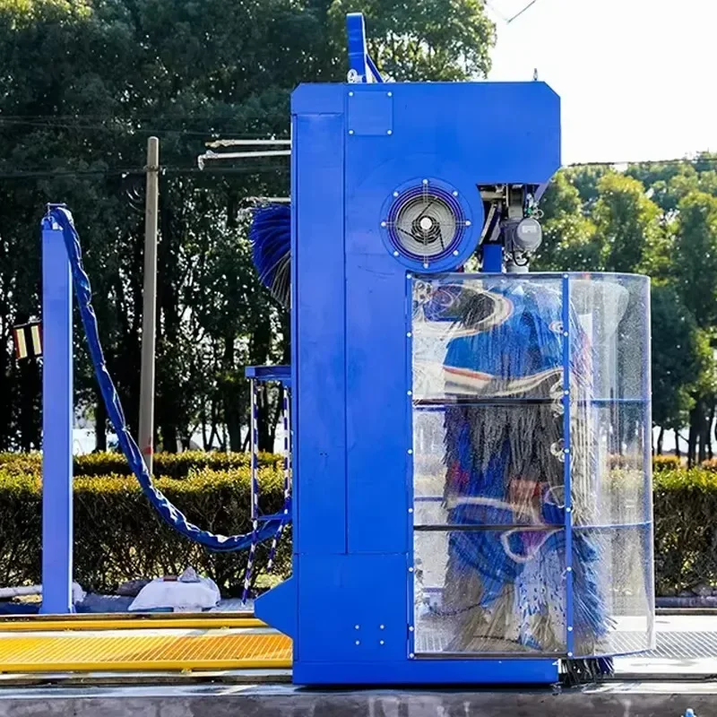 Fully Automatic Car Washing Machine Vertical Bristle Tumbling 360 Automated Car Wash Systems Machine Self Service