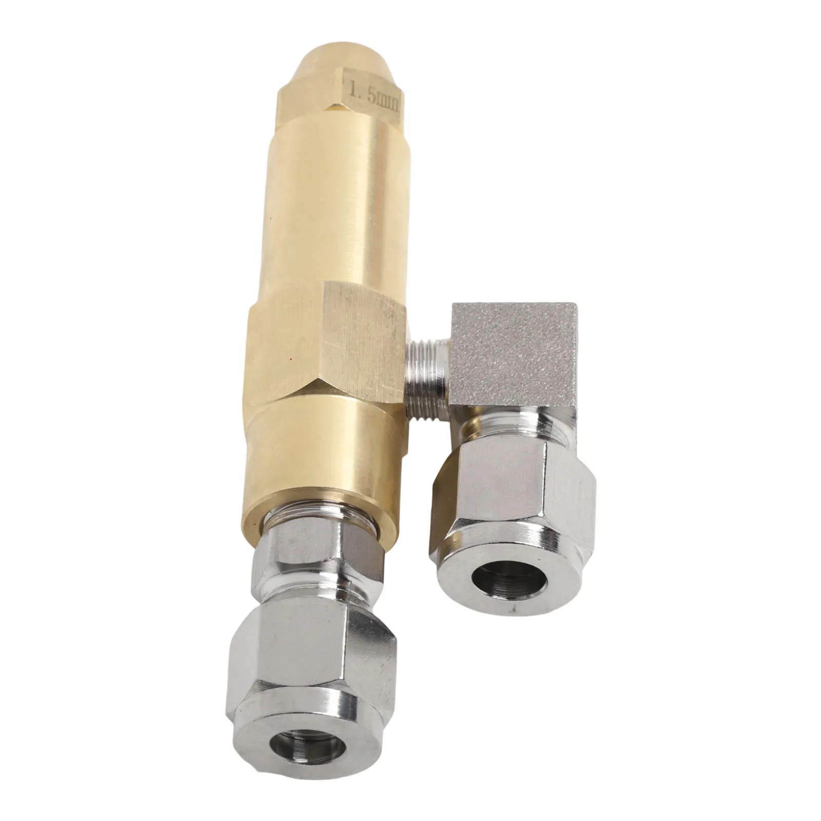 Waste Oil Burner Nozzle Air Atomizing Nozzle 0.5mm/1.0mm/1.5mm/2.0mm/2.5mm/3.0mm Fuel Oil Nozzle With Siphon Brass Spray Nozzle