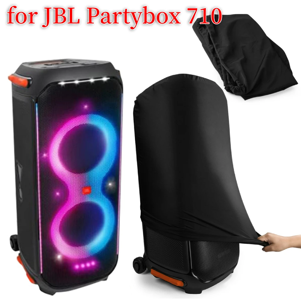 Speaker Protective Case for JBL Partybox 710 Dustproof Cover Case Portable Party Speaker Storage Bag with Speaker Elastic Strap