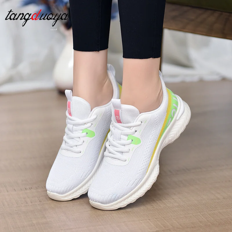 Women's Dance Shoes Soft Outsole Woman Mesh Breathable Jazz Hip Hop Sports Sneakers Ladies Girl's Modern Jazz Dancing Shoes view 4