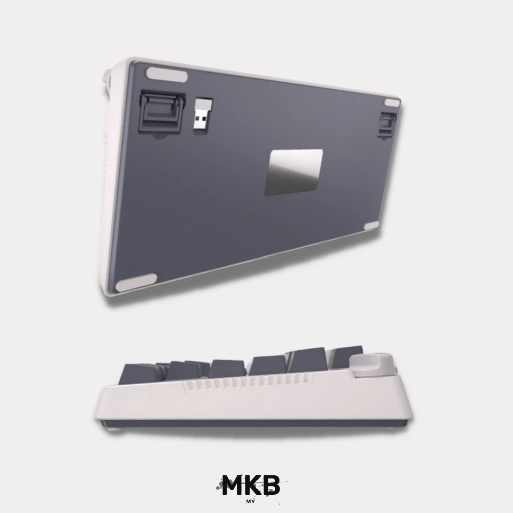 Royal Kludge-Kit de teclado mecánico RK H81, 75%, RGB intercambiable en caliente, trimodo, Bluetooth tipo C, con cable 2,4G, disponible