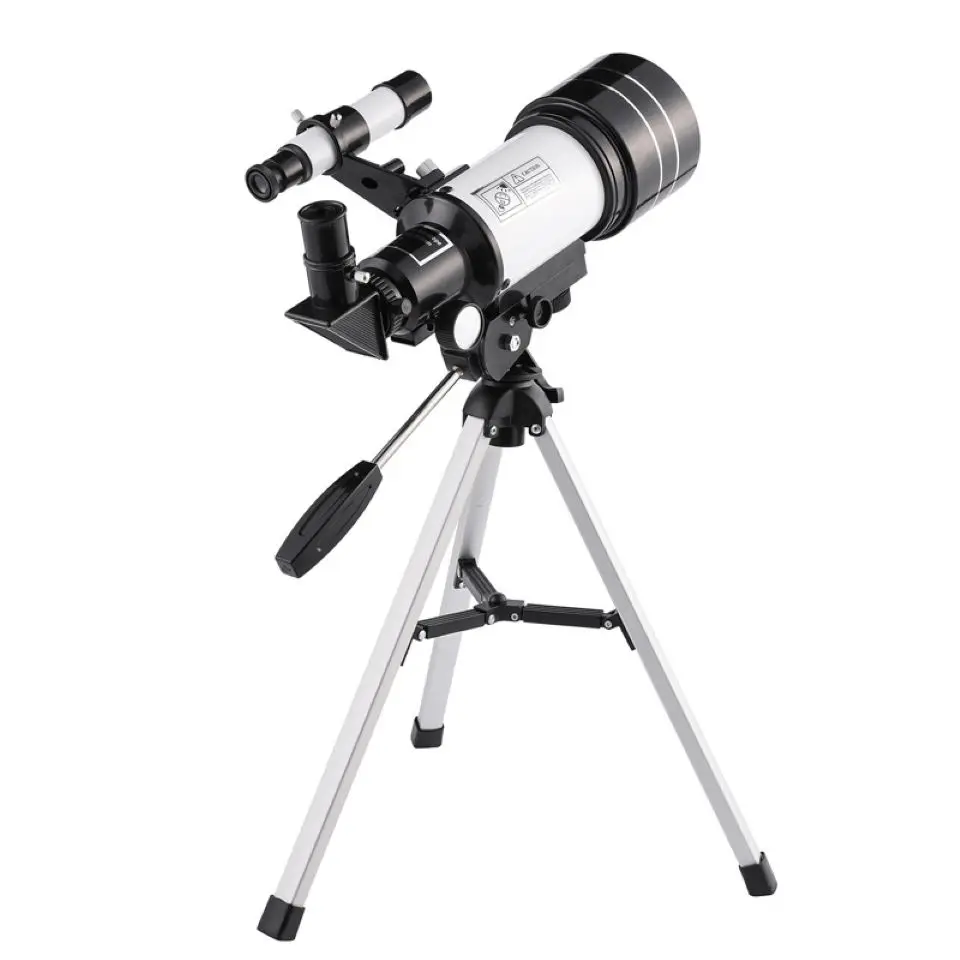 Professional Astronomical Telescope F30070M Monocular With Finder Scope 70mm Aperture 300mm Mount Protable Astronomy Refractor