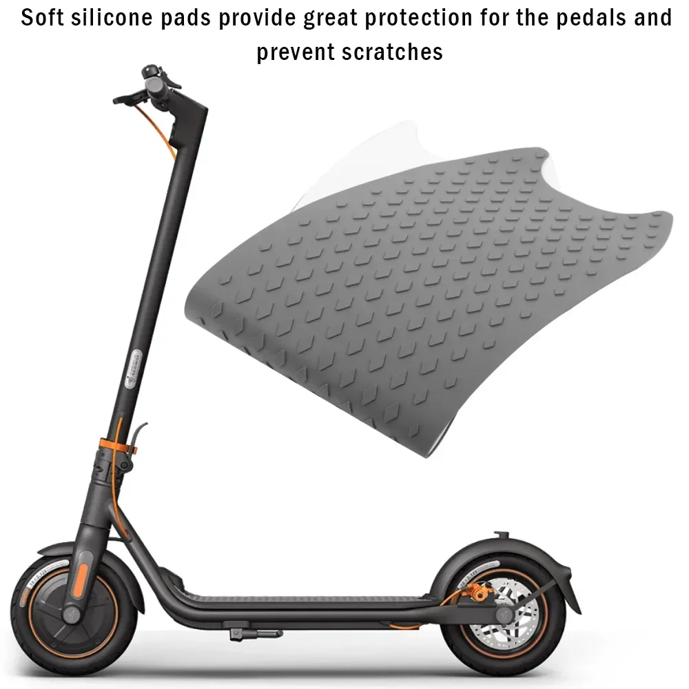 Silicone Foot Pad for Segway Ninebot F20 F30 F40 Electric Scooter Foot Mat F Series Skateboard Pedal Cover Pad