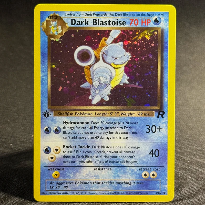 Pokémon Proxy Boxed Set Bundle Cards PTCG DIY Cards PKM Collection Board Games Weezing-14 Blastoise-3 Dragonite-5 Toy Gifts