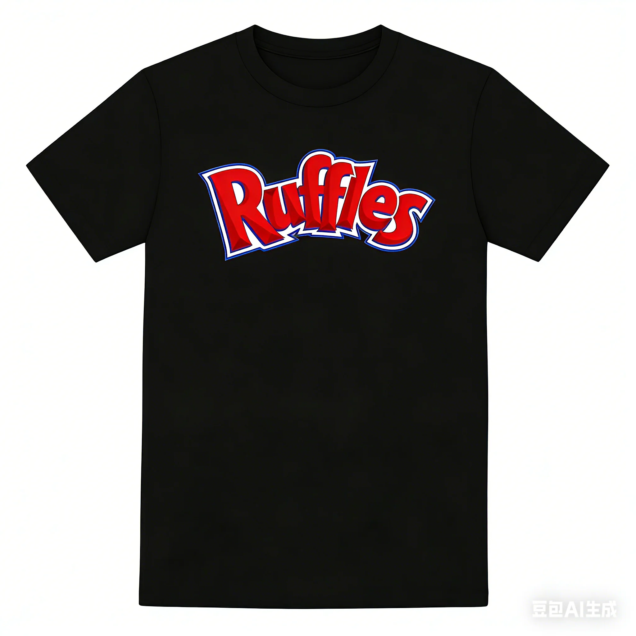 2026 Ruffles - La Marca de Papas Fritas Más Popular para los Amantes de los Snacks Camiseta de algodón puro. Cómodo y transpirable.