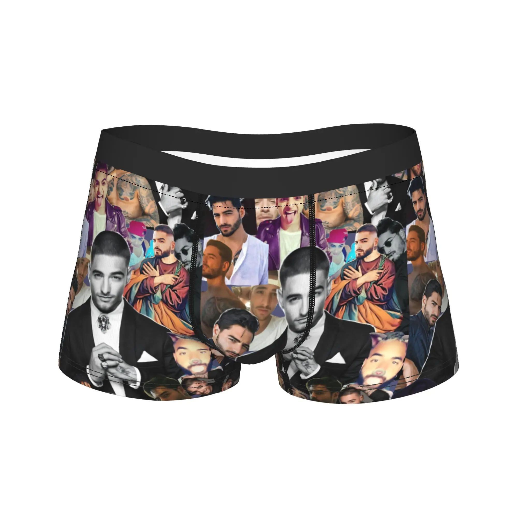 

Maluma Колумбийская певица, нижнее белье с узором, шорты-боксеры, мужские трусы высокого качества, классические шорты, трусы, подарок на день рождения