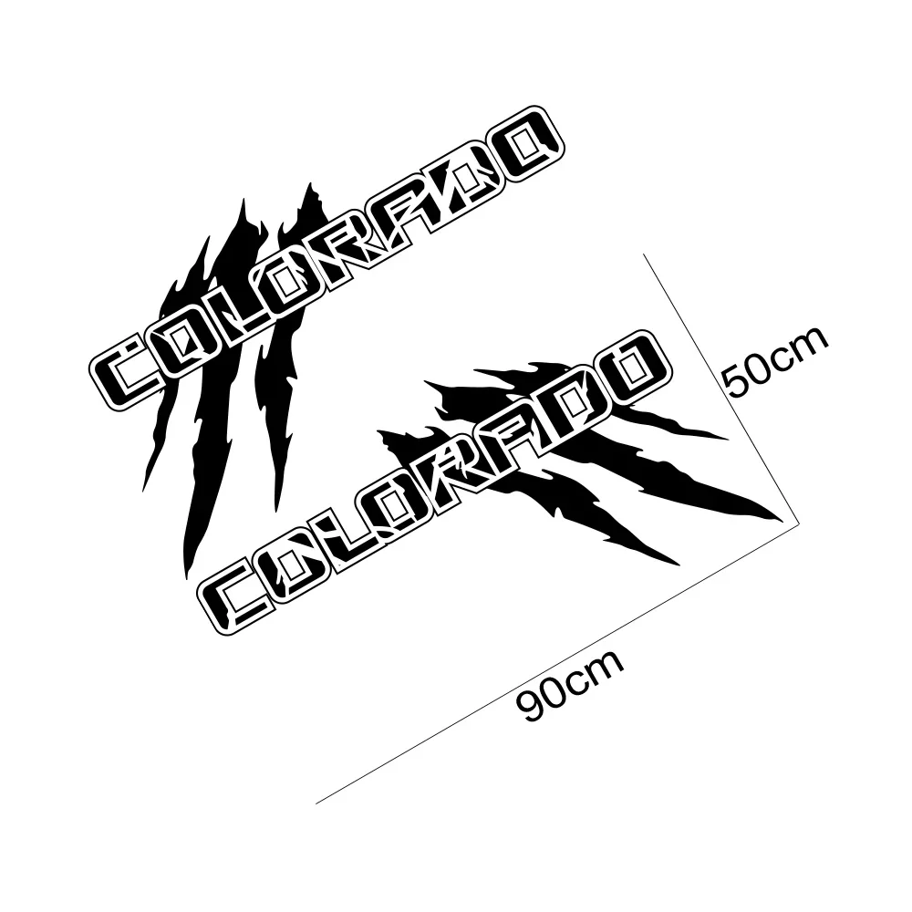 Car Body Side Sticker Pickup Truck Bed Graphics Claw Styling Decor Decal Auto Tuning Accessories For Chevrolet Colorado Z71 S10
