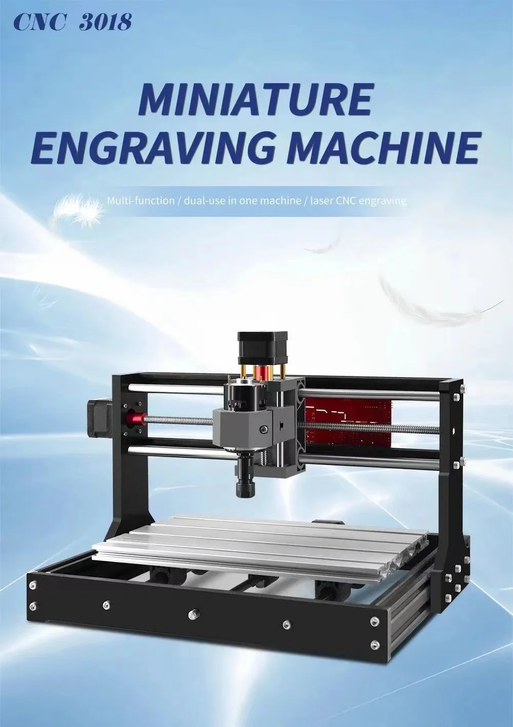 Laserowa maszyna grawerująca CNC 3018 Pro Mini 3 osi w/ Offline kontroler sterujący GRBL DIY frezarka do drewna PCB