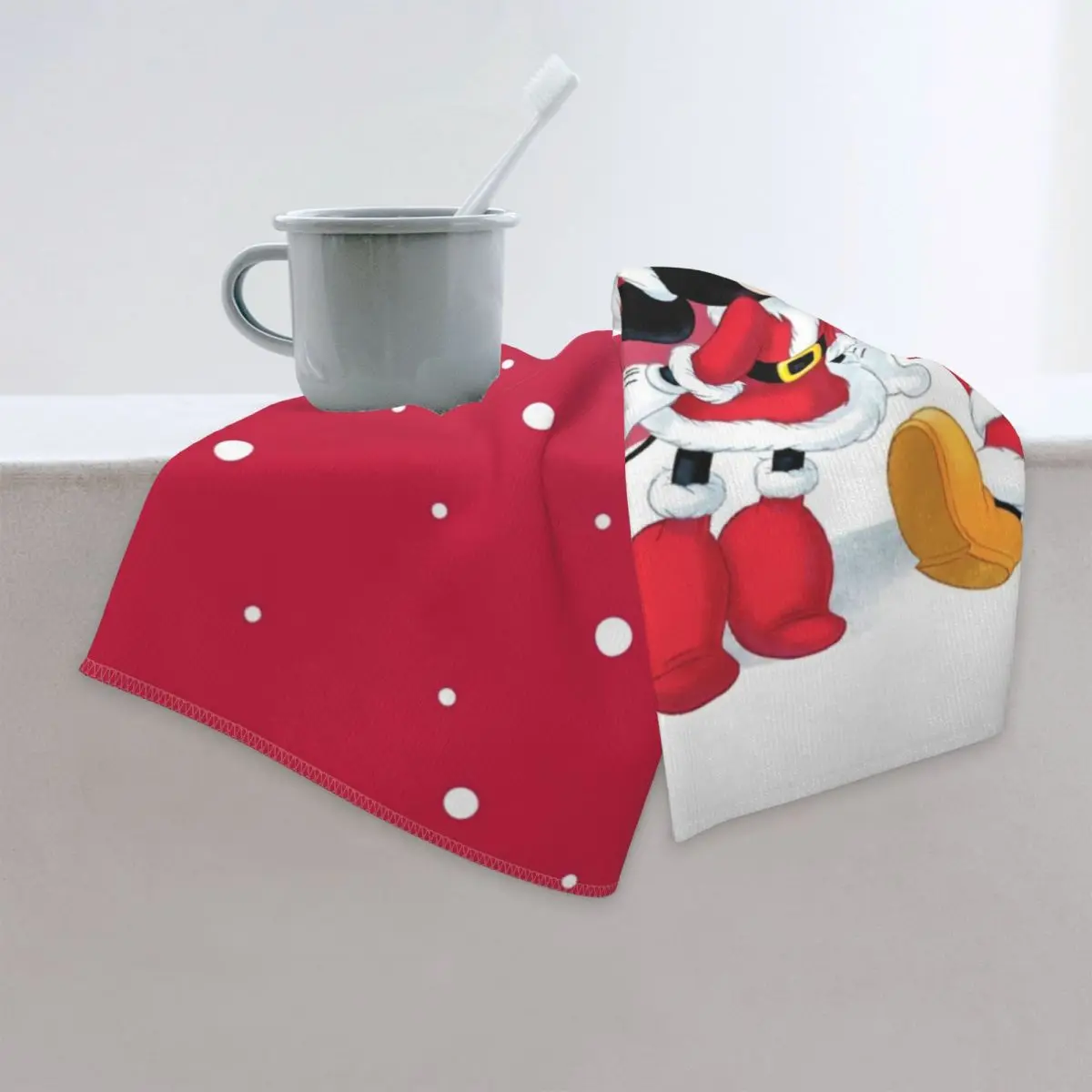 Kawaii Mickey Mouse Christmas Merch Quick Dry Towel 2023 Summer Microfiber Shower Towel Sandproof Quick Dry Surf Towels