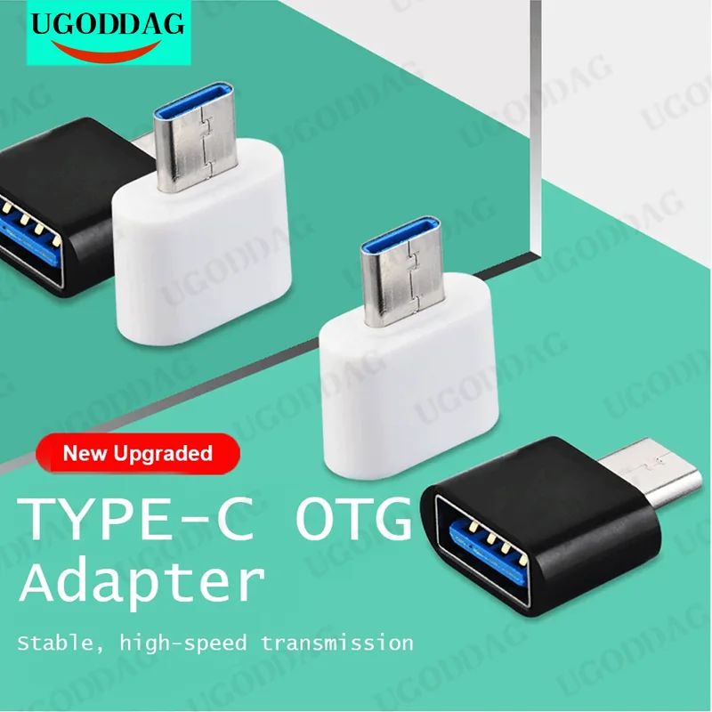 Typec Male To USB-A 2.0 OTG Data  transfer Adapter For Samsung Tablet Phone  Connector For Xiaomi Redmi Huawei USB-C Converter