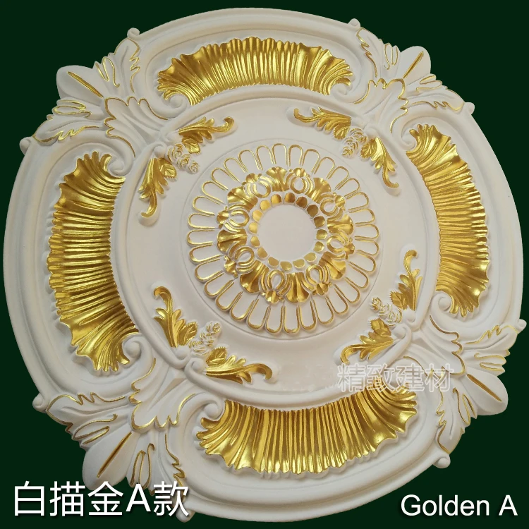 Decorative Pendent Lamp base Plate Chandelier Ceiling Rose Droplight Paterage Decoration Rosette PU Wall Moulding Medallion