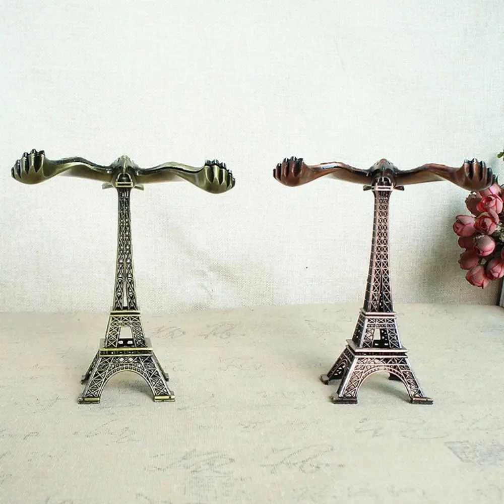 Metal Balance Eagle Charms Home Office Decor Desktop Crafts Eiffel Tower Building Ornament Levitation Figurines