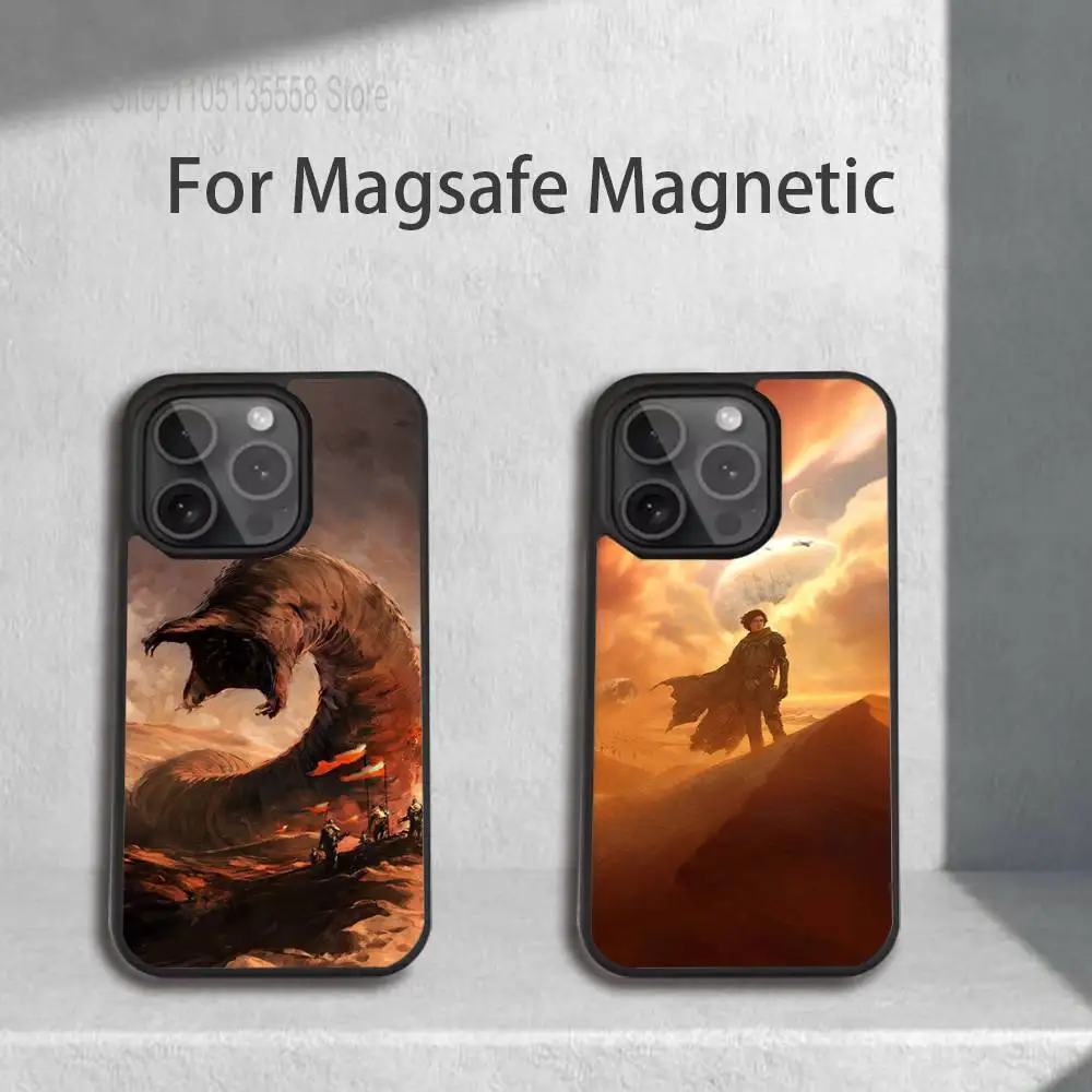 

Movie D-Dune-es Phone Case For iPhone 17,16,15,14,13,12,11,Pro,Max,Plus,Mini,SE4,E Magnetic Magsafe Wireless Charging