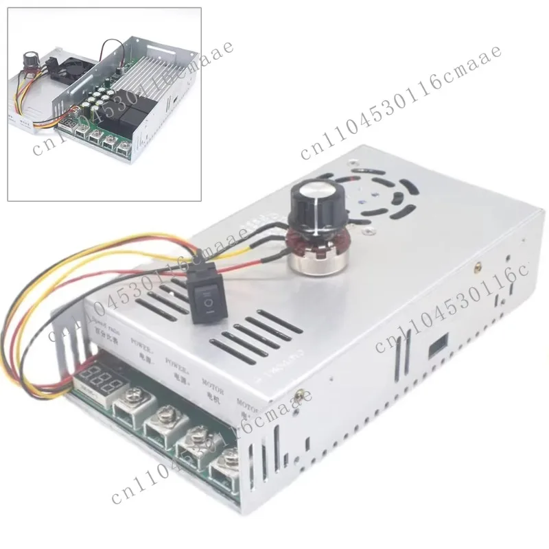 200A High Power Governor DC Motor Reducer PWM Controller High Power Industrial Forward and Reverse 12-48V