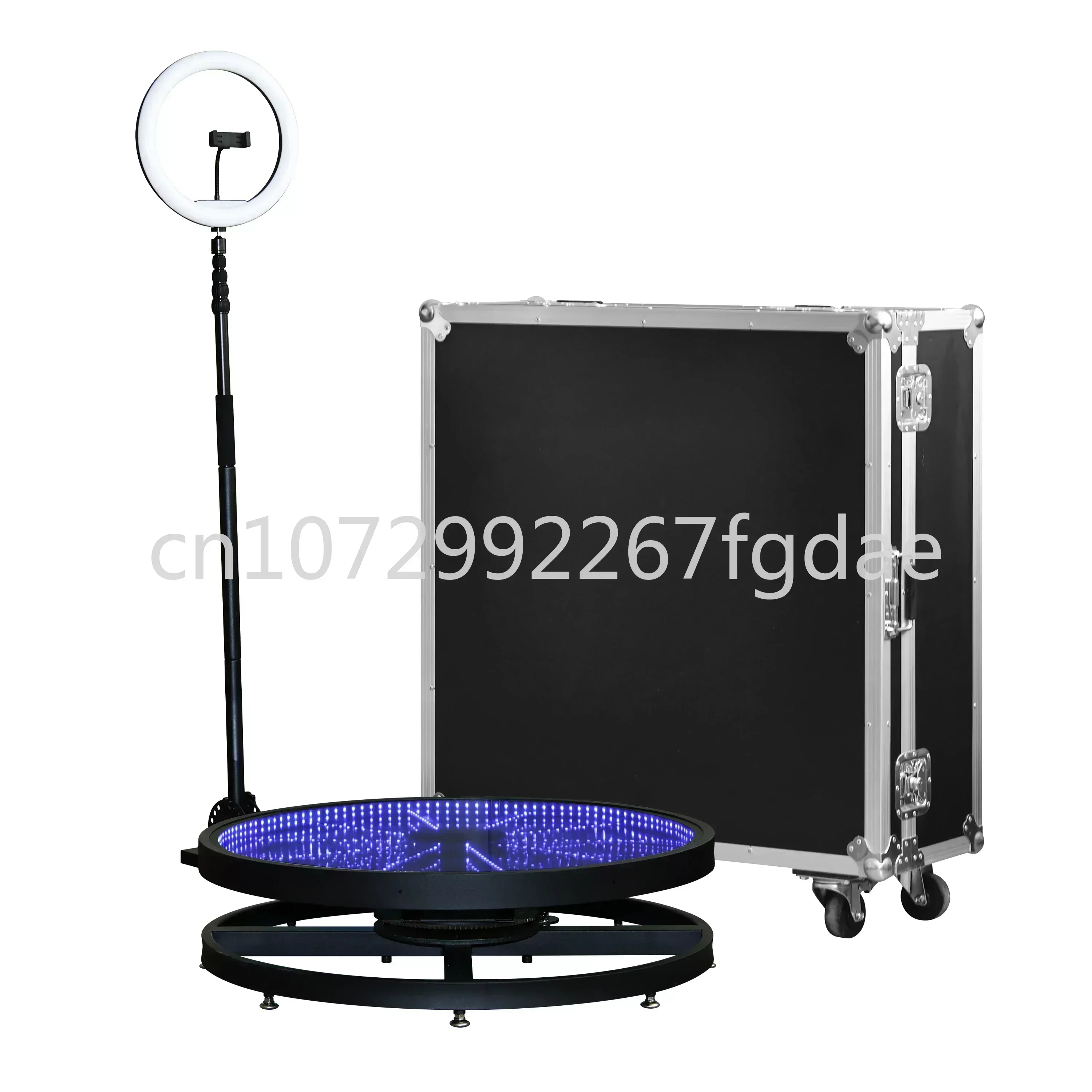 Zero Selfie Event Rotating Glass Court 360 Camera Platform 115cm Wireless