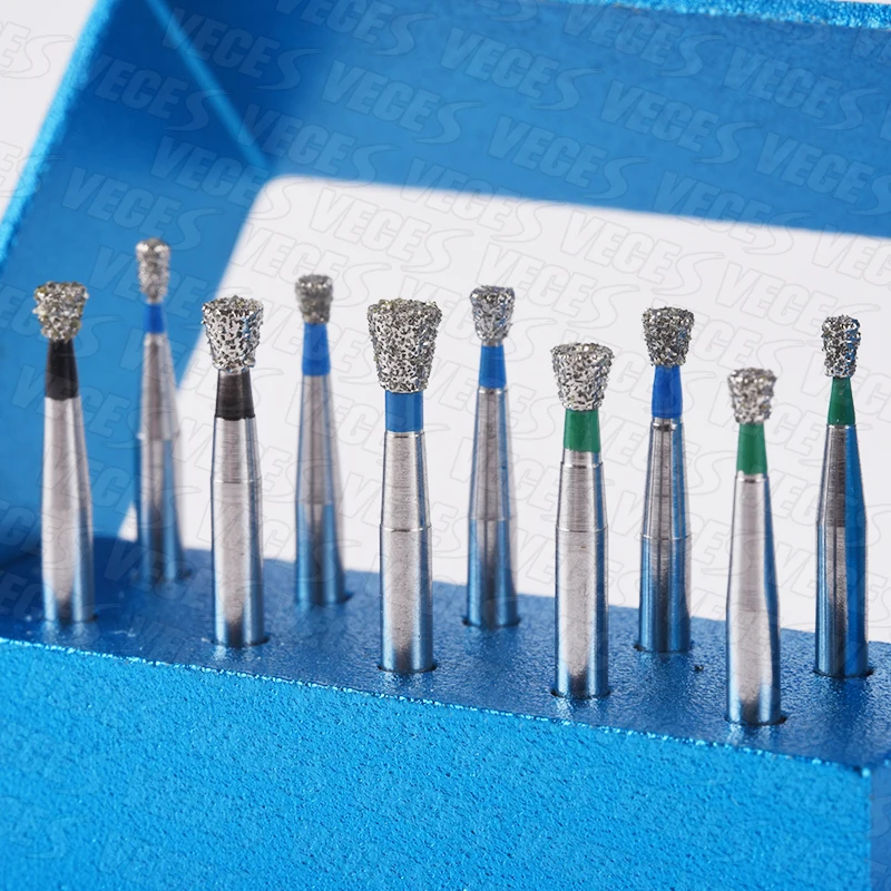 Si Type Tandheelkundige Diamant Burs Tandheelkundige Fg 1.6Mm Hoge Snelheid Handstuk Diamant Burs Dental 10 Stuks