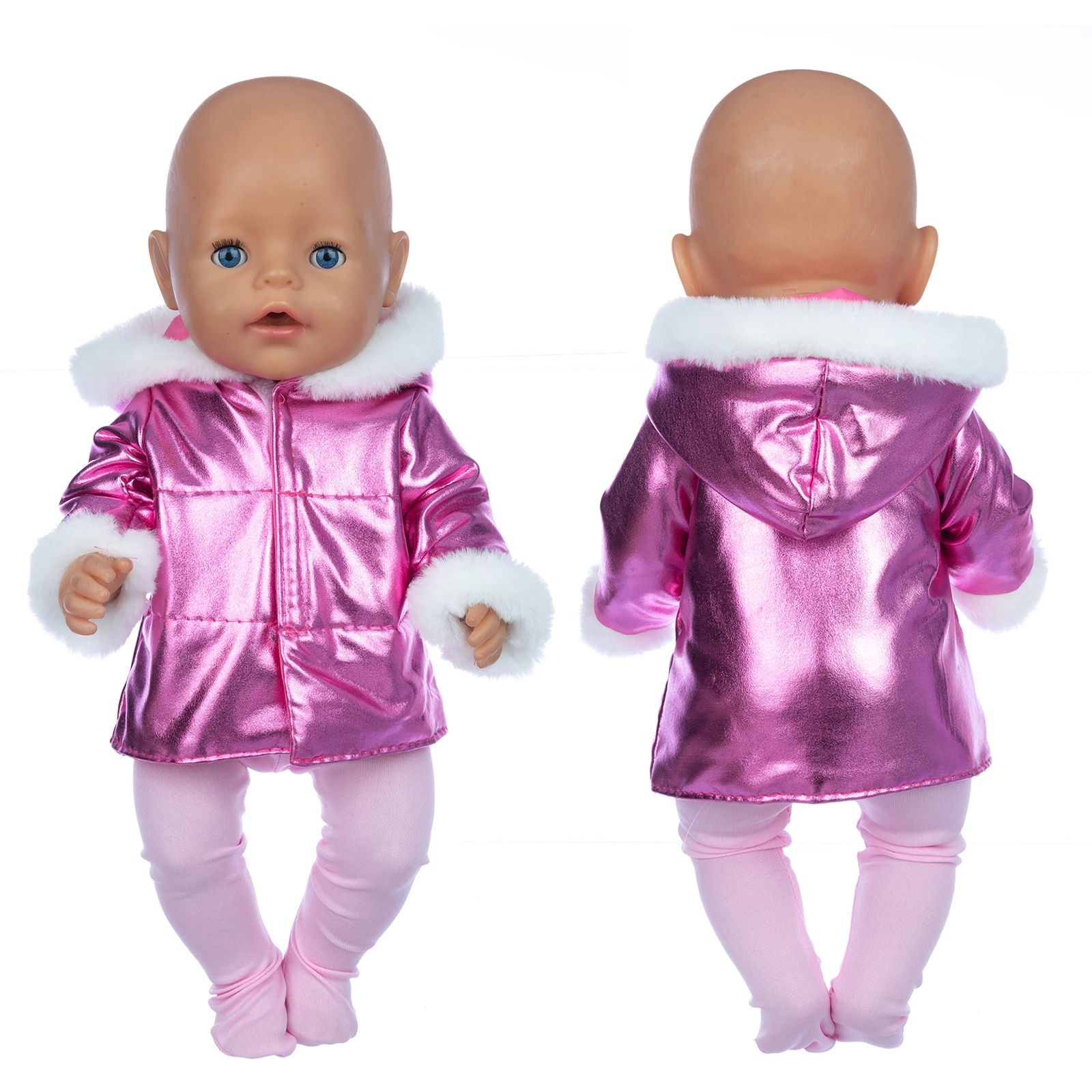 New Down Jacket + Leggings Doll Clothes Fit For 18inch/43cm Baby New Born Doll Clothes Reborn Doll Accessories