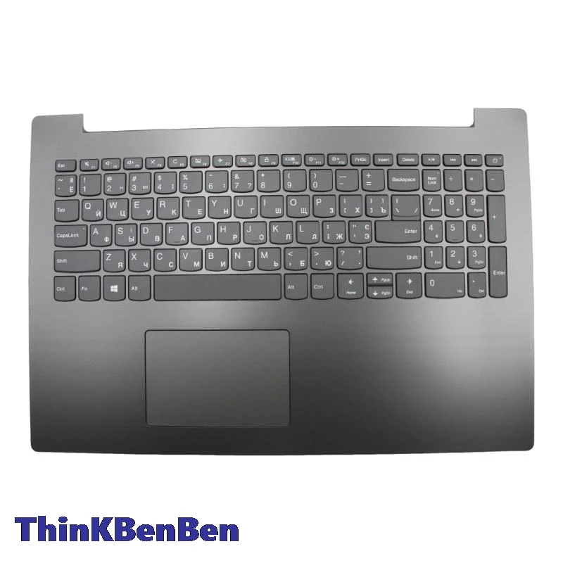 UKR Ukrainian Keyboard Iron Gray Upper Case Palmrest Shell Cover For Lenovo ideapad 330 15 ARR ICN Laptop 5CB0R26449