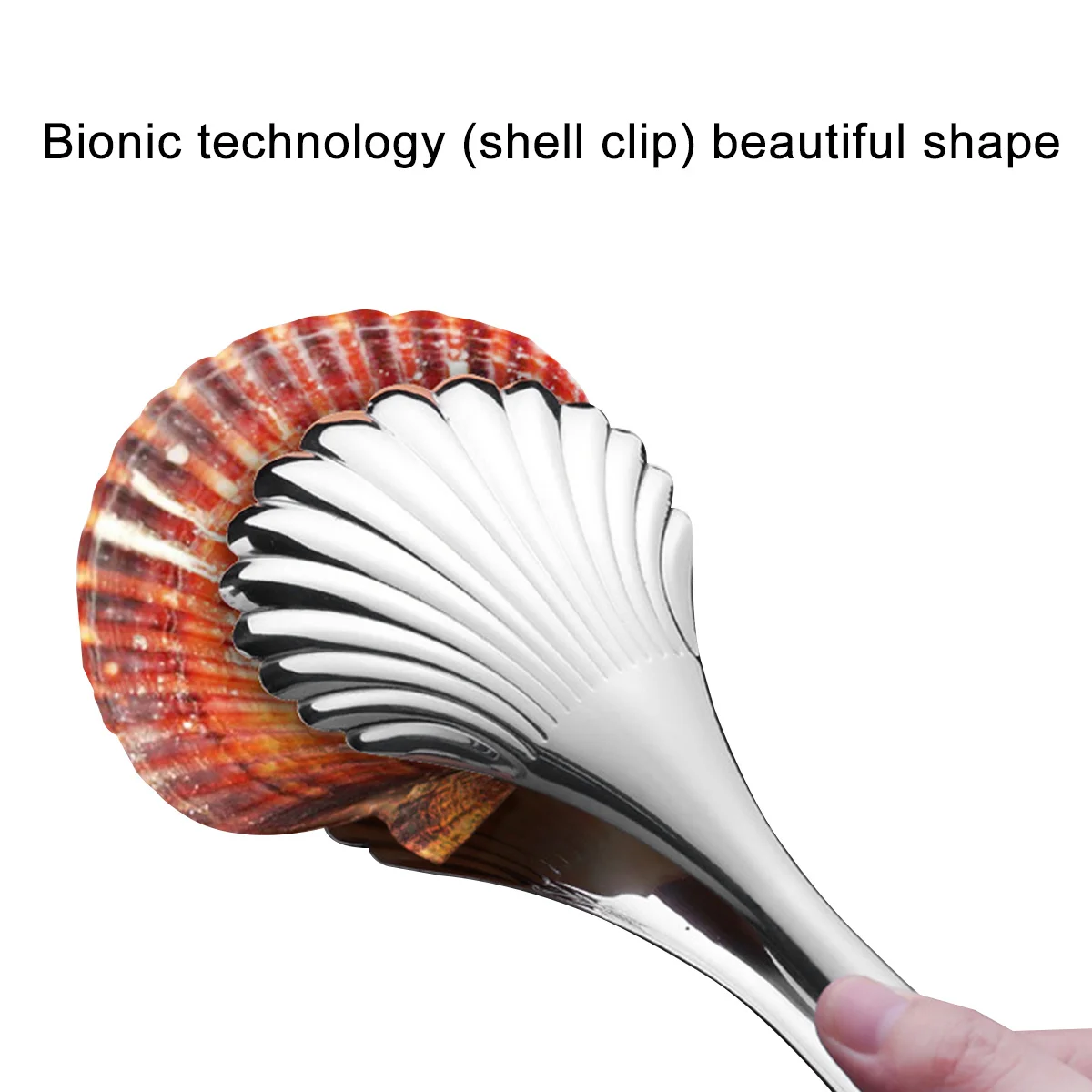 

Food Tongs Stainless Steel Non-Slip Grip Serving Clips For Grilling Chicken Wings Steak Bread Salad Kitchen Utensils Tools