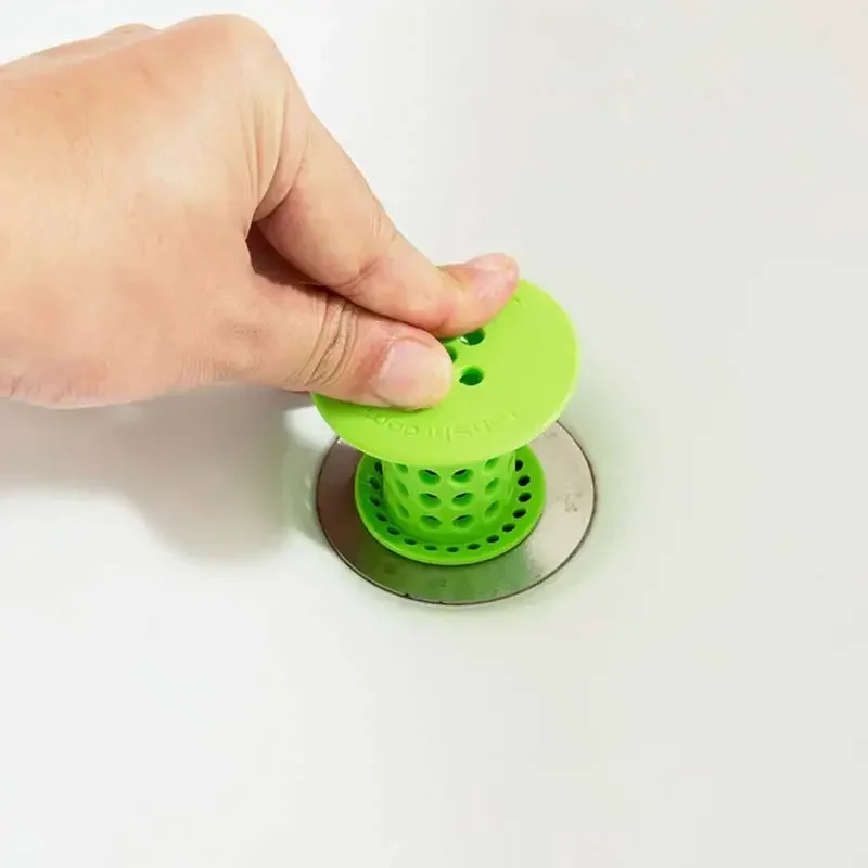 Bathroom Drain Hair Catcher Bath Stopper Plug Sink Strainer Filter Sewer Dredge Device Shower Hair Stopper Bathroom Accessories