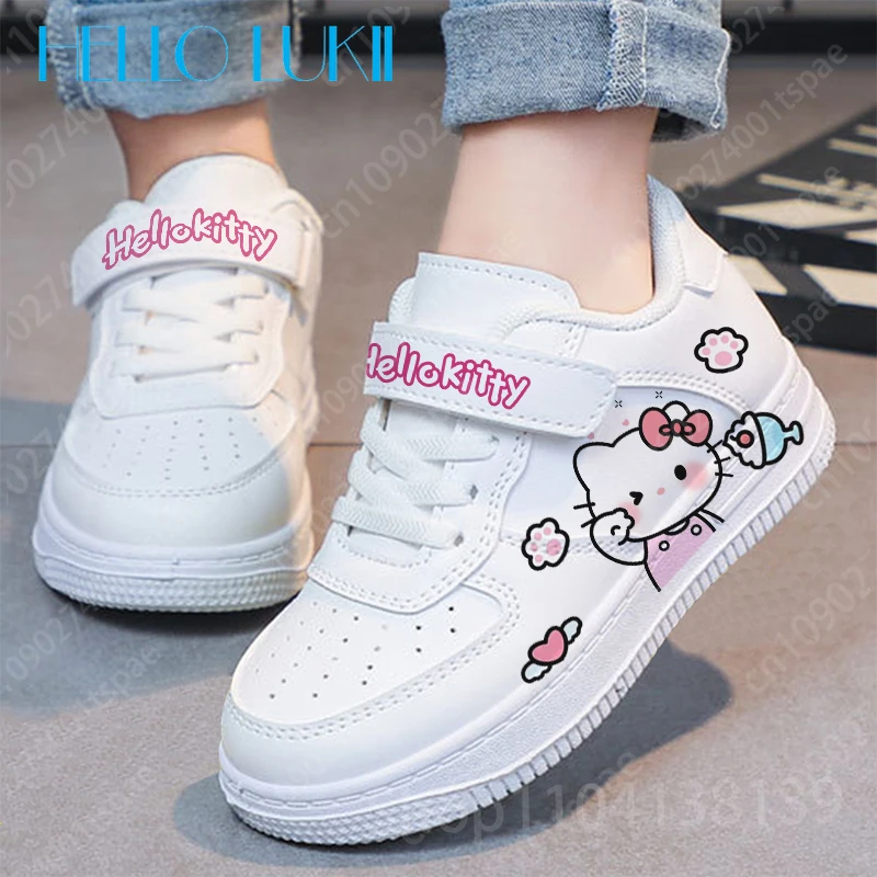 hello kitty girls Shoes sneakers for children Student Casual basketball shoes Stitch Kid Sneakers Running Fashion Sports Shoes