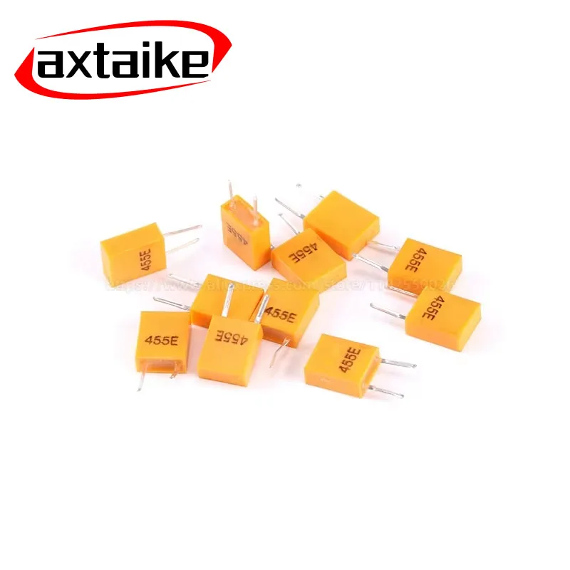 10PCS 2Pin 455E 455KHZ CRB 455E ZTB455E CRB455E CZB455E Ceramic crystals TV remote control crystal Crystal Oscillator DIP