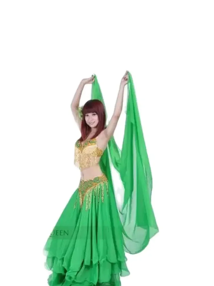 1pcs/lot woman belly dancing chiffon veil Dance Dancing Costume Chiffon Shawl Veil 250*120CM