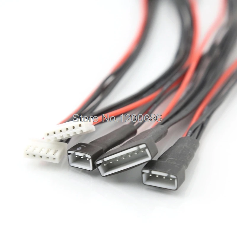 

6P 20CM 22AWG Silicone Wire RC Lipo Battery 2S-6S Balance Charging cable Extension wire harness XH 2.54 XH2.54