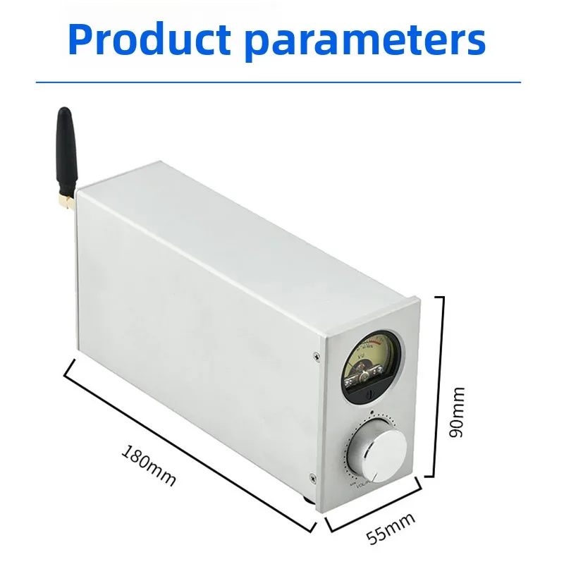 TPA3116 ثنائي القناة عالي الطاقة HiFi بلوتوث 5.1 مضخم الطاقة الرقمي 100 واط * 2 متر رئيس VU مضخم الصوت المنزلي #4