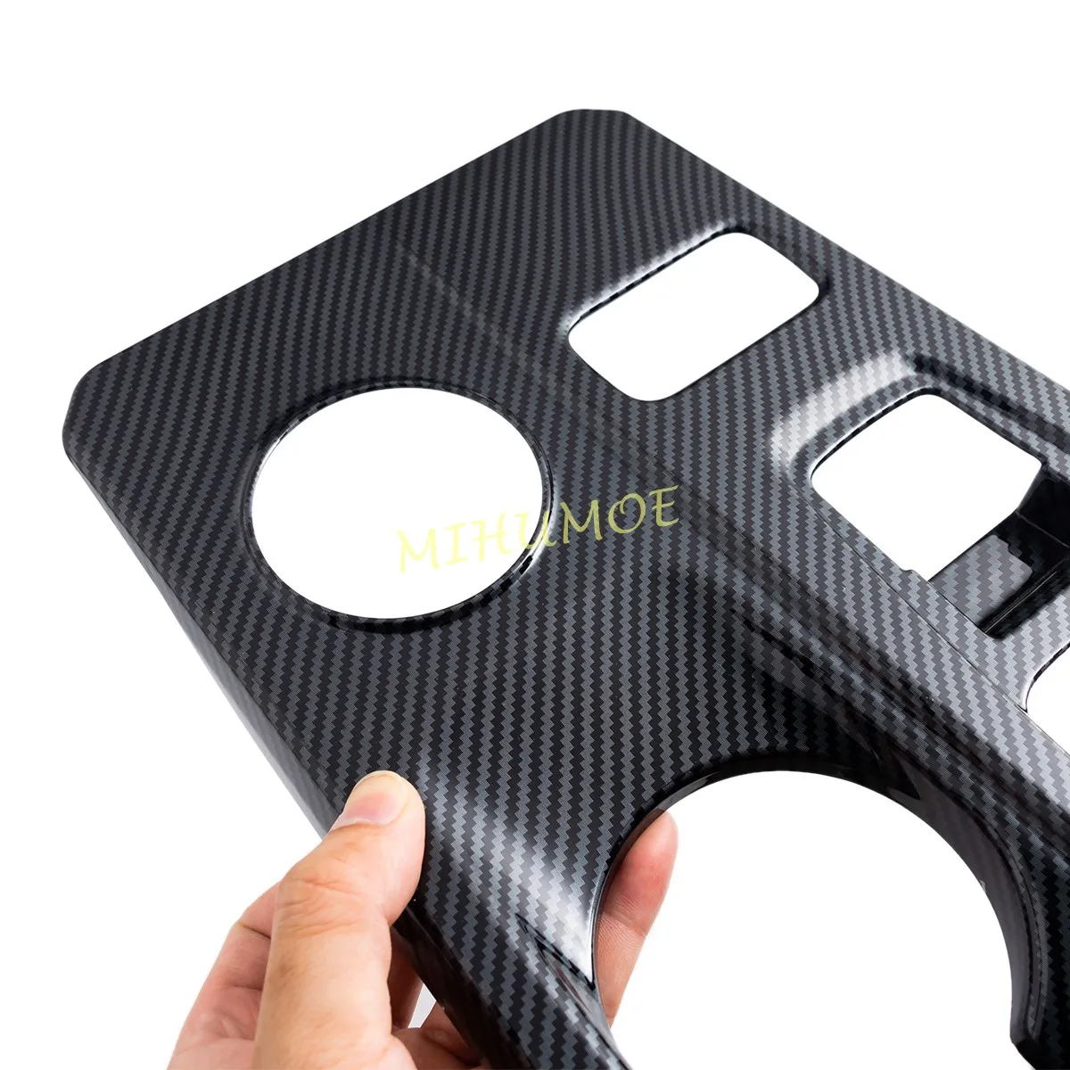 لفورد رينجر 2024-2025 ايفرست 2023-2024 وحدة التحكم المركزية والعتاد التحول غطاء لوحة اكسسوارات الكسوة ألياف الكربون نمط LHD & RHD #5