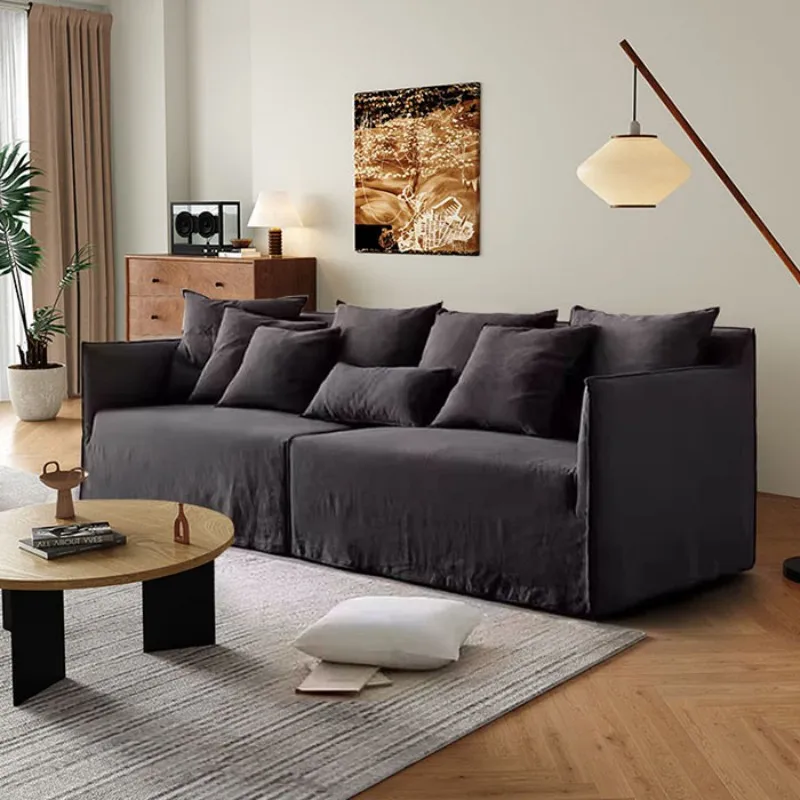 Customizable Soffi da pavimento Divani da soggiorno Lounge minimalista Crea divanetto Divani da soggiorno Divano bianco individu