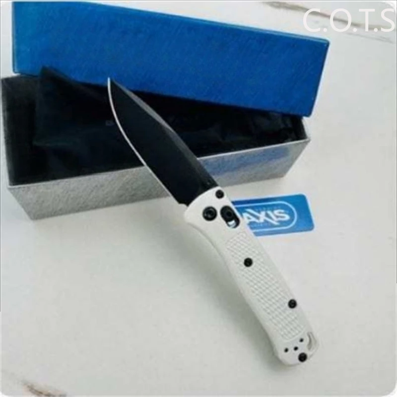 BM 533-3 MINI Bugout Nylon Wave Fibre Handle Axis Lock Folding Outdoor Self Defense Pocket Knife EDC Camping Hunting Tools