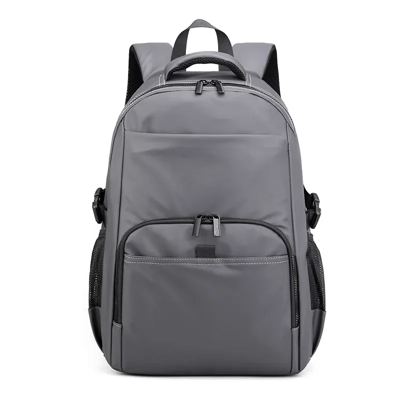 

Men's Backpack Fashion Black Shoulder School Bag for Man 2024 Canvas Designer Waterproof Sports Travel Male Backpacks