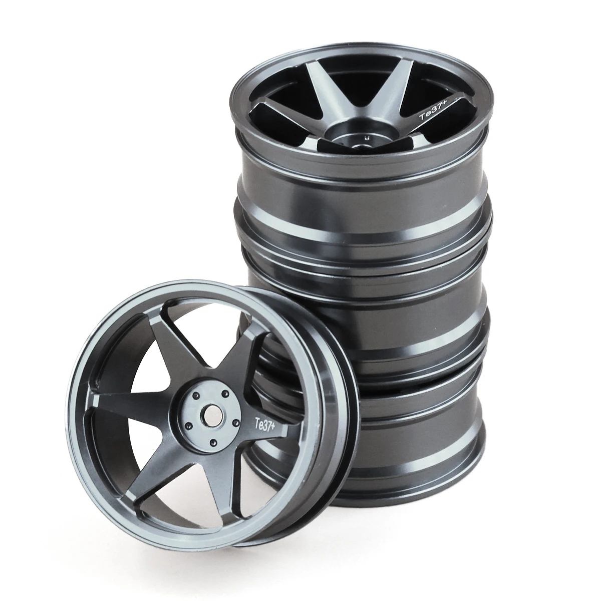 1/10 RC On Road Wheels Rims 12mm Hex  Metal Drift Hubs for Tamiya TT01 TT02 XV01 TA06 A959 PTG2 HPI KYOSHO HSP PTG2 4PCS ﻿