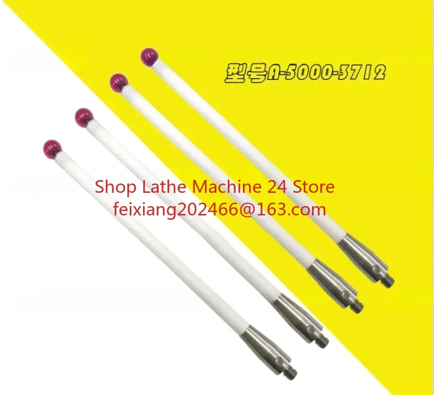 

1pc CMM Touch Probe Stylus 6mm Ruby Ball CNC Lengthen Probe Tip Ceramic Shaft M4 A-5000-3712 OMP60 6.0*100mm Machine Tool Part