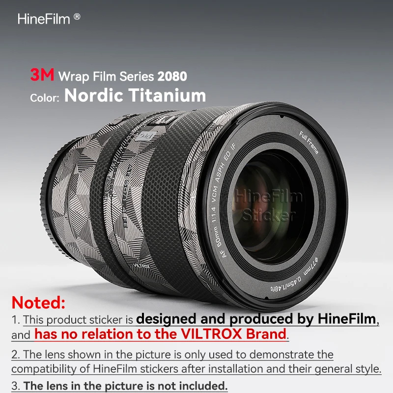 تخصيص الجلد ل Viltrox AF50 F1.4 برو FE عدسة ملصق ل Viltrox AF 50 مللي متر F1.4 برو عدسة ملصق مائي الجلد AF50F1.4Pro التفاف غطاء