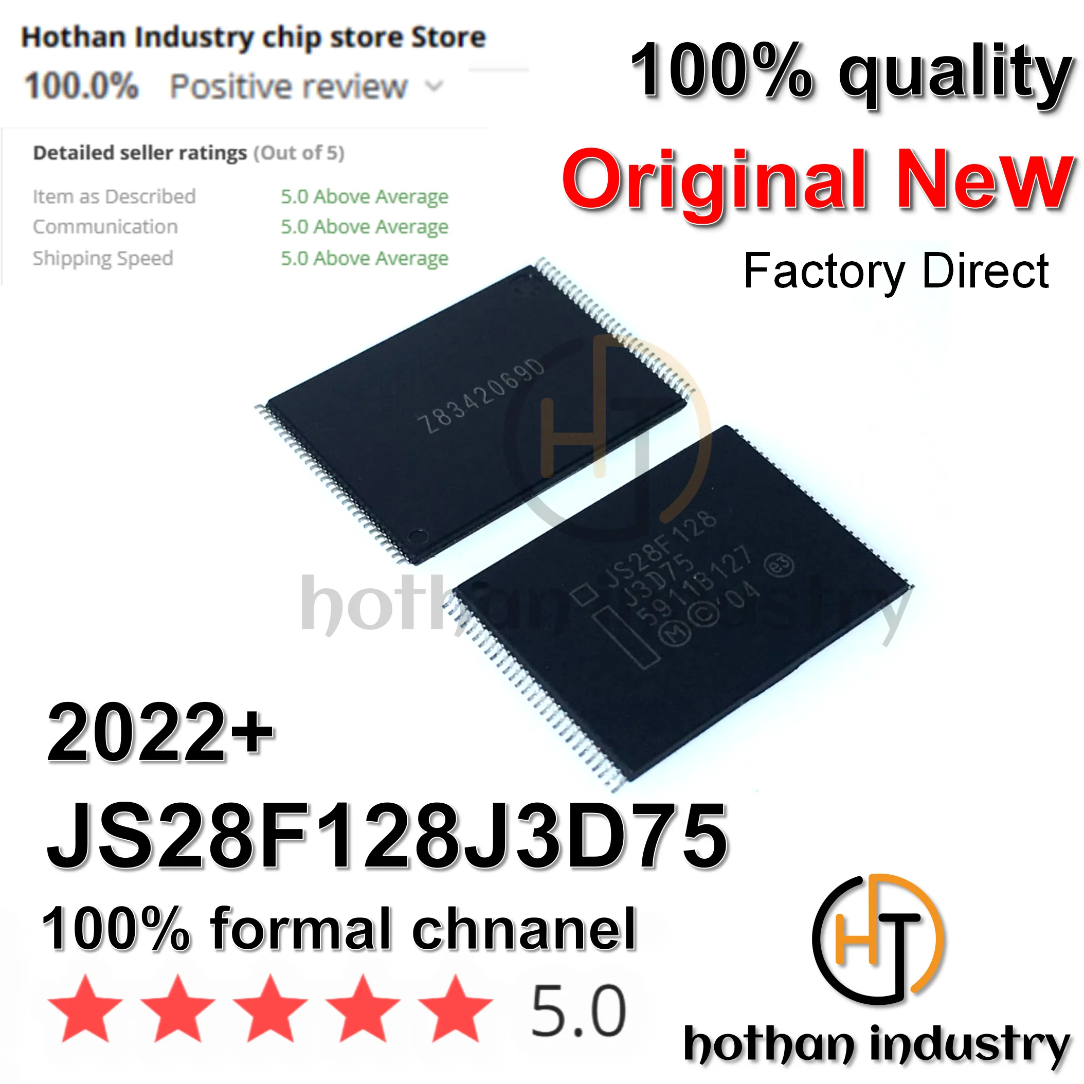 1PCS 100% NEW JS28F128J3D75  TSOP-56 Memory chips Memory IC