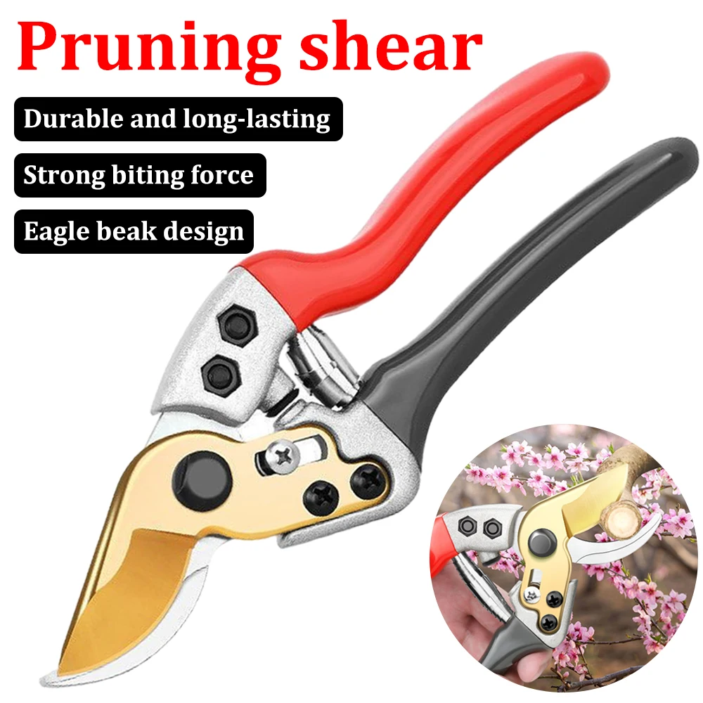 

New Pruning Shears Bonsai Graft Garden Shears Stainless Steel Cut 20mm Thick Branches and PVC Pipes Garden Pruning Scissors