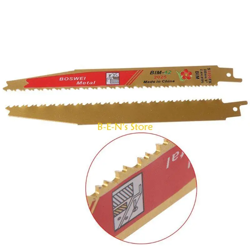 Y1ad 5 pc 8 polegadas bim recíproca a serra rápida Blade S3456xf para corte metal