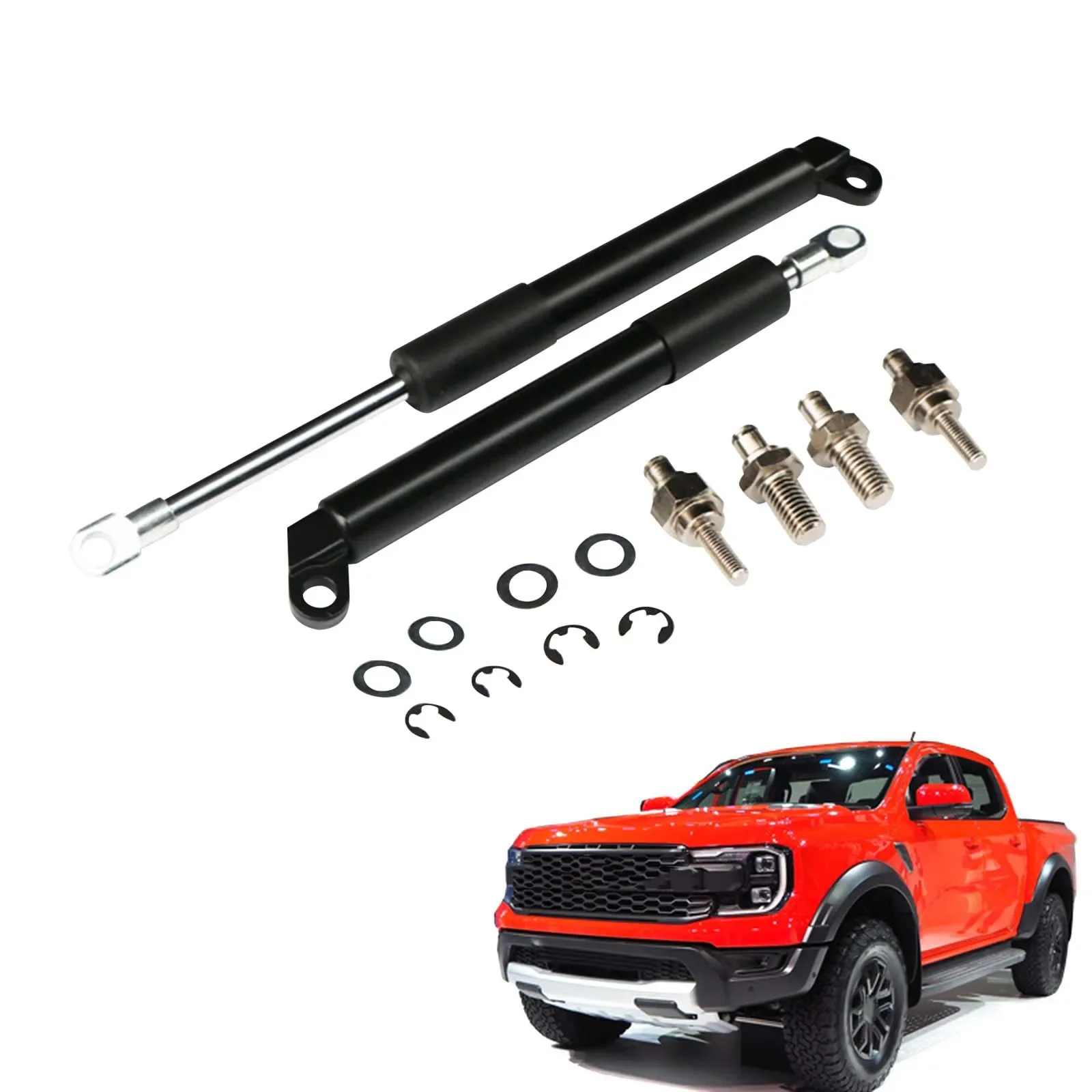 New Tailgate Assist Shock Damper Rear Tailgate Assist Shock Accessories Gas Springs Prop Rod for Ranger T9 2022-2023+ Pickup