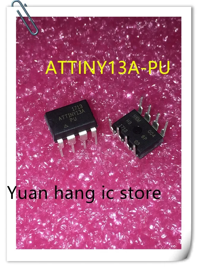 10PCS/LOT ATTINY13A-PU ATTINY13A ATTINY13A PU ATTINY13 DIP-8  8 bit microcontroller new original