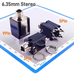 5/20 Pcs Screw Panel Mount 1/4